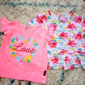 2 girls tops, size 2t